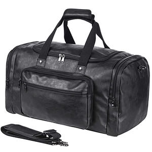 NEW! Leather Ashpel Weekender Travel Tote